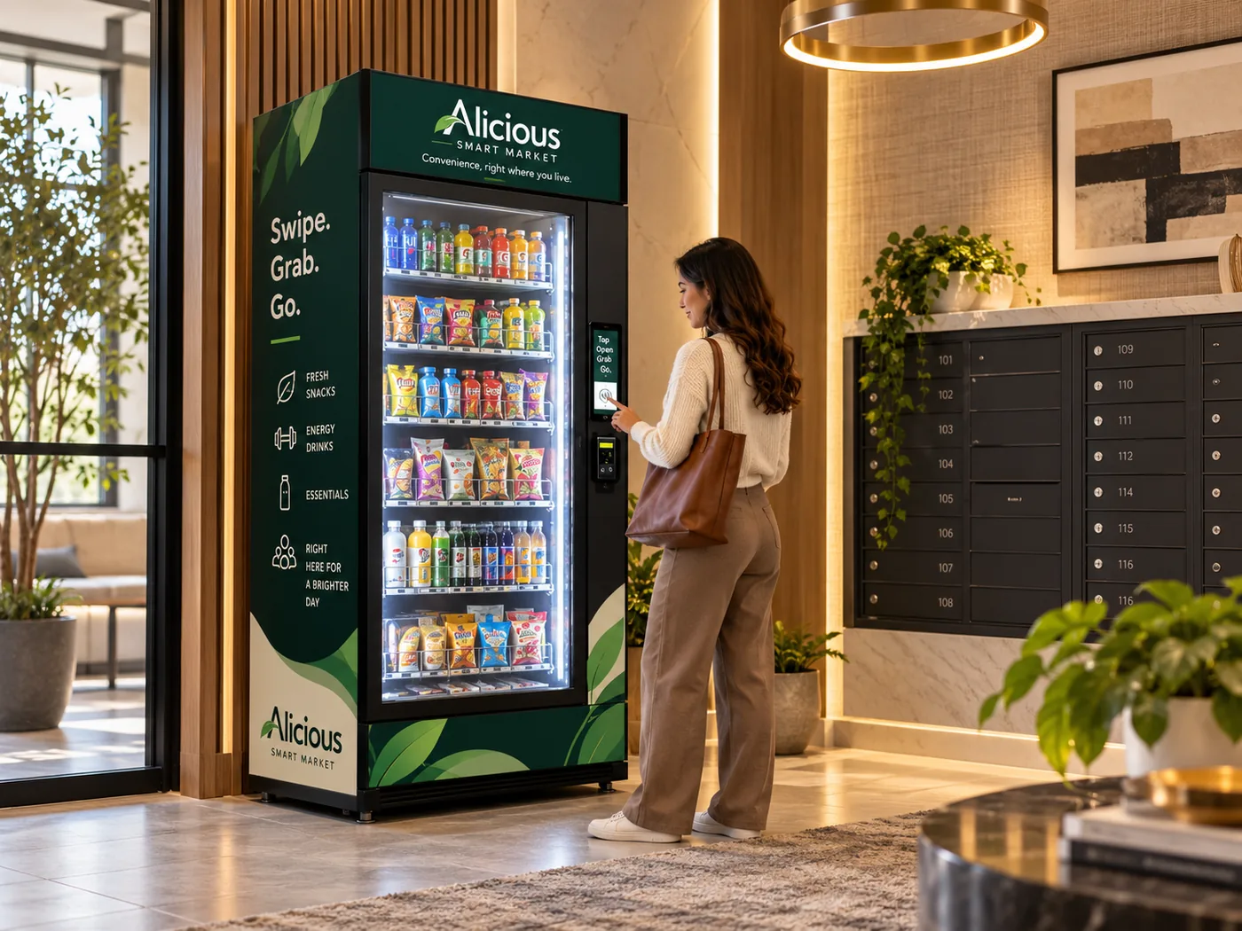 Alicious Smart Market concept for an apartment community